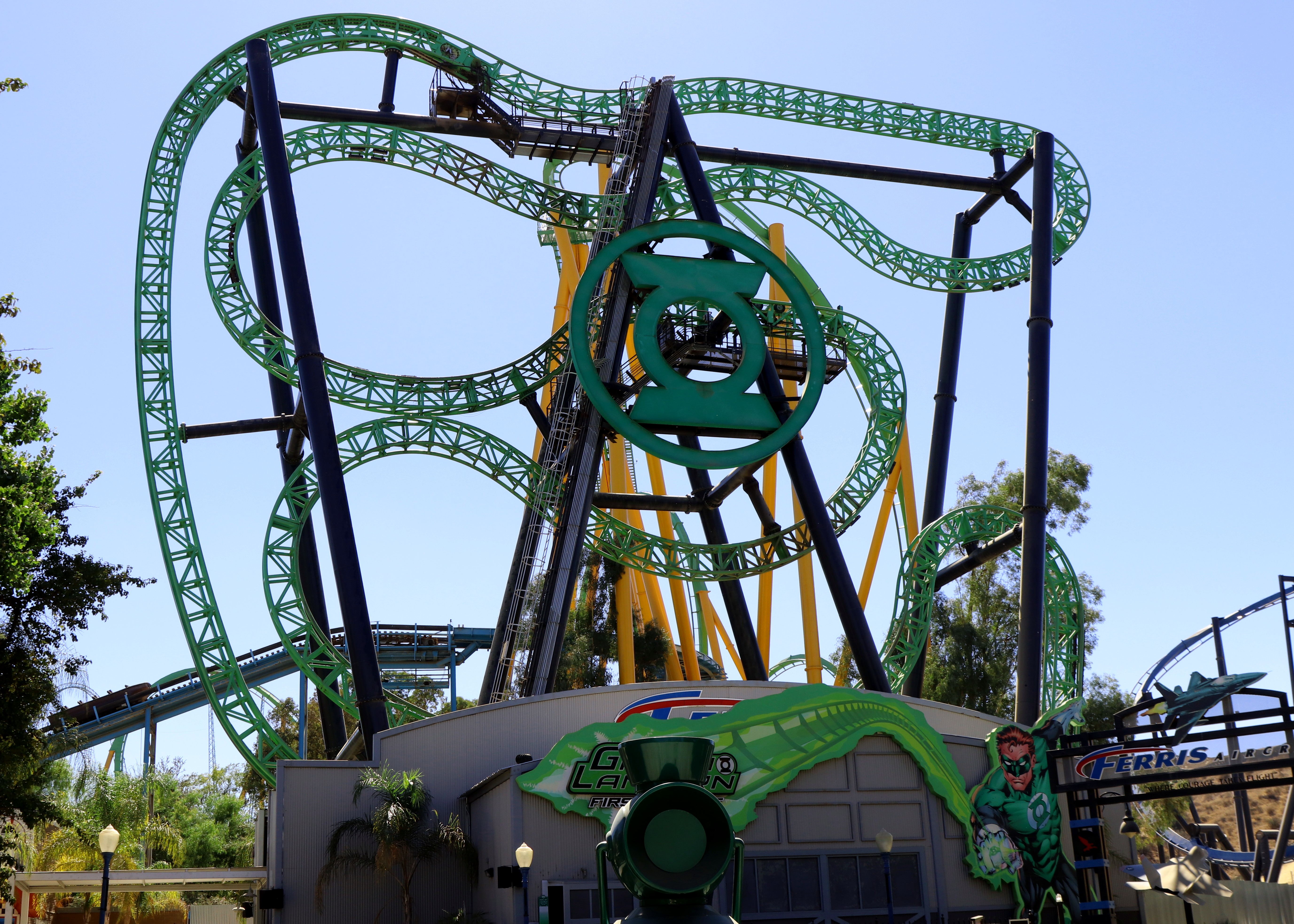 Green Lantern: First Flight - Coasterpedia - The Amusement Ride Wiki