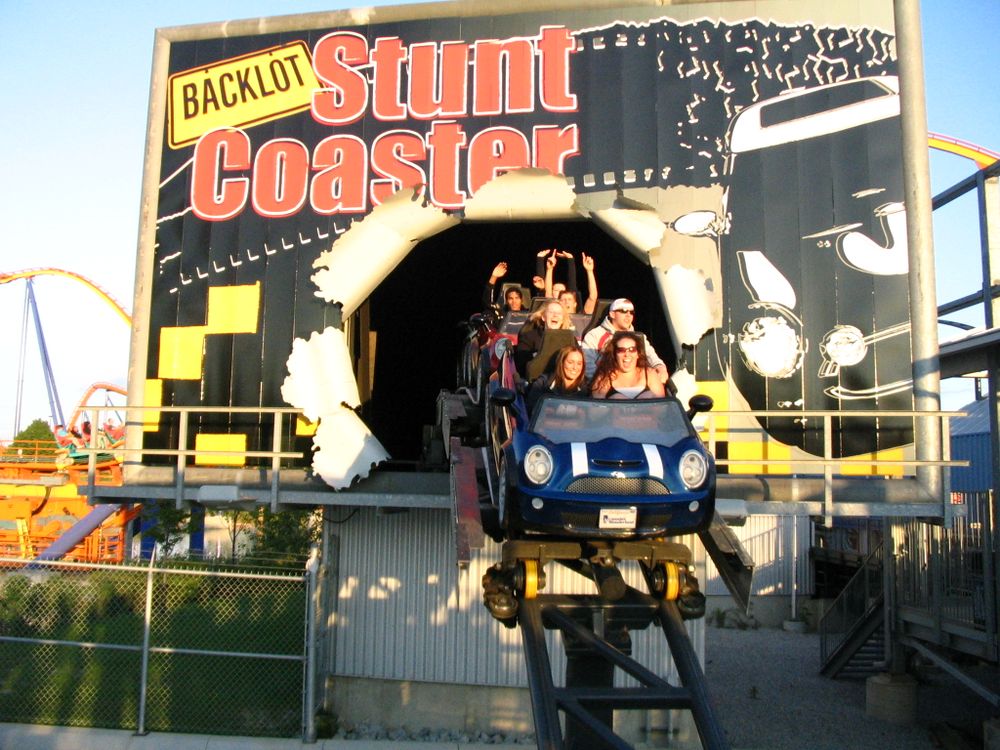 Backlot Stunt Coaster (Canada's Wonderland) Coasterpedia The Roller