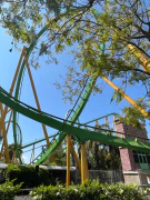 The ride's first dive loop