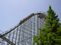 A train on the drop