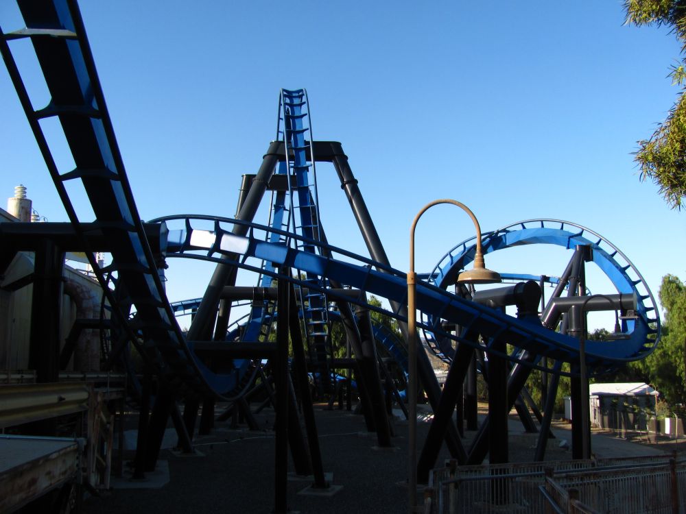 Batman The Ride (Six Flags Magic Mountain) Coasterpedia The Roller