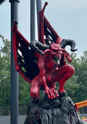 The devil statue