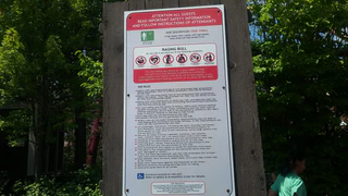 Raging Bull's safety sign