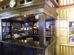 The ticket booth