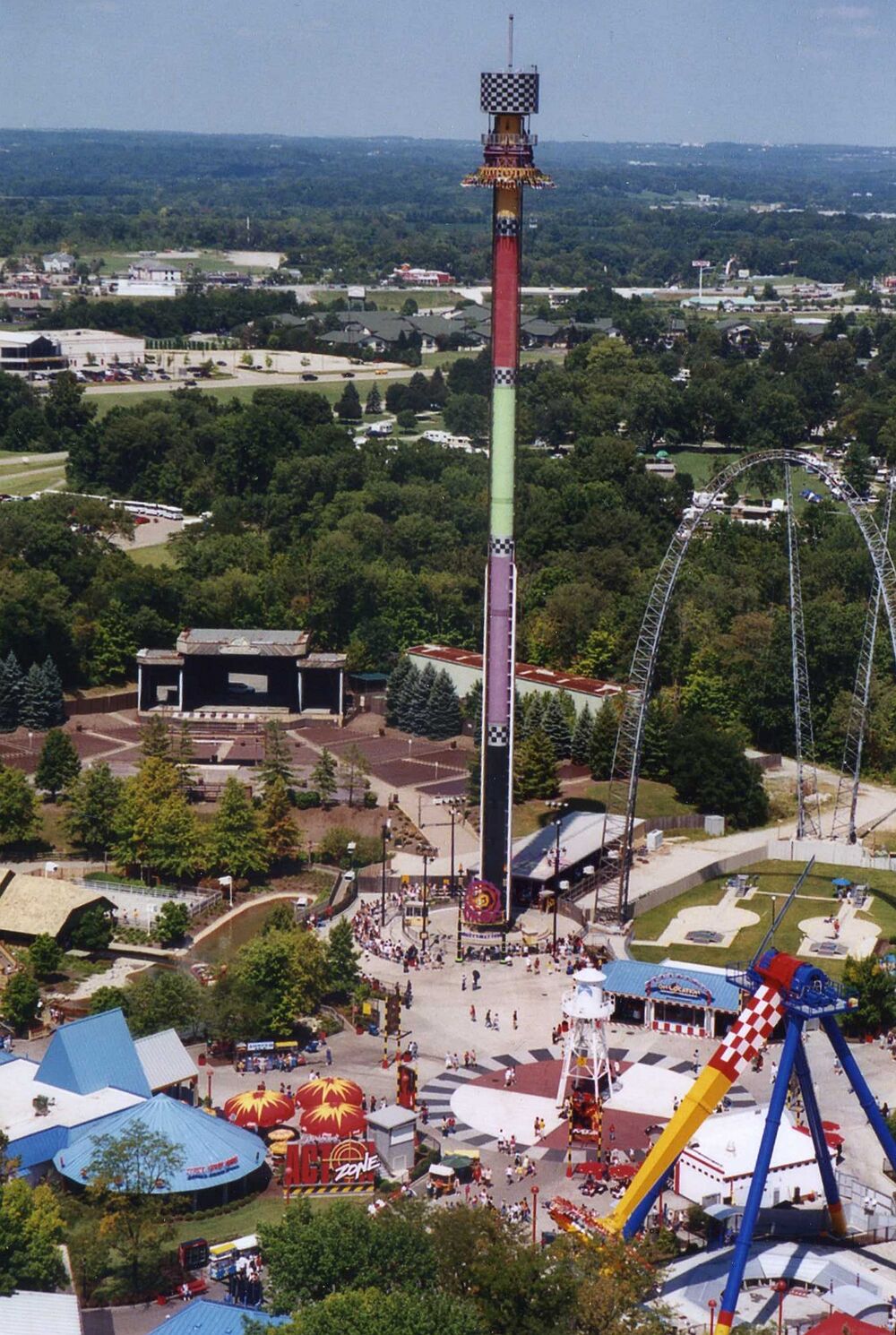 Drop Tower Scream Zone (Kings Island) Coasterpedia The Roller