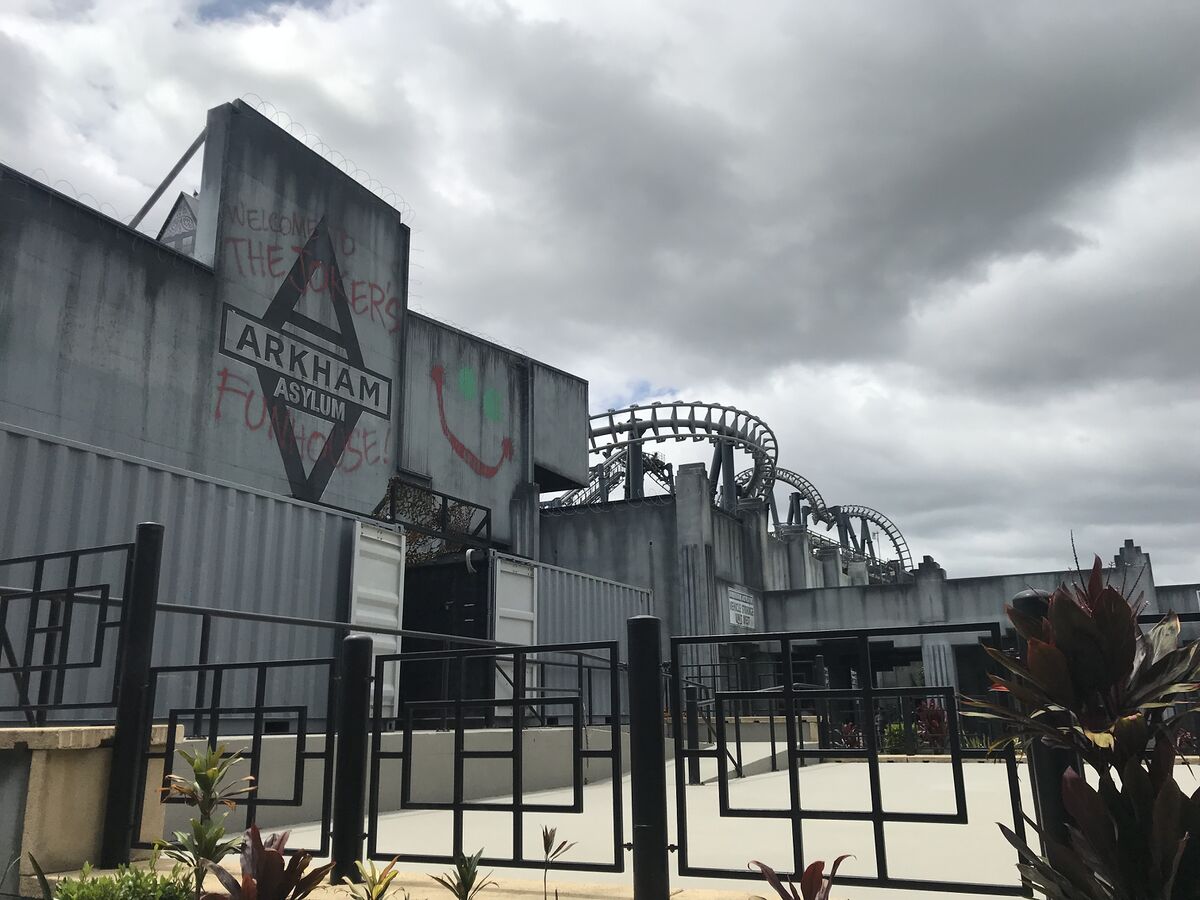 Arkham Asylum Shock Therapy Coasterpedia The Roller Coaster and