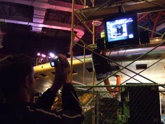 One of the active televisions
