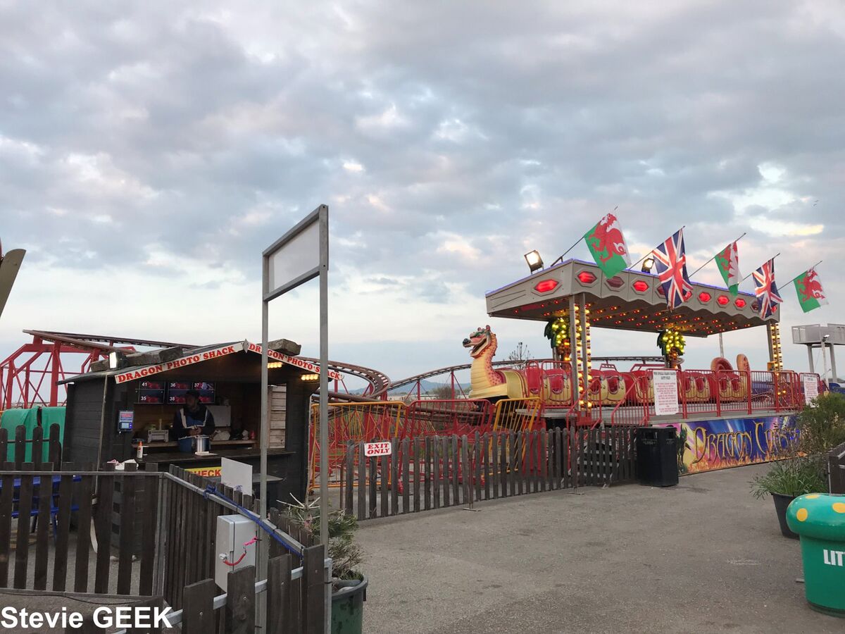 Dragon Roller Coaster Model