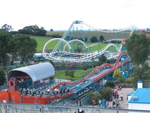 Velocity and Corkscrew at Flamingo Land.jpg